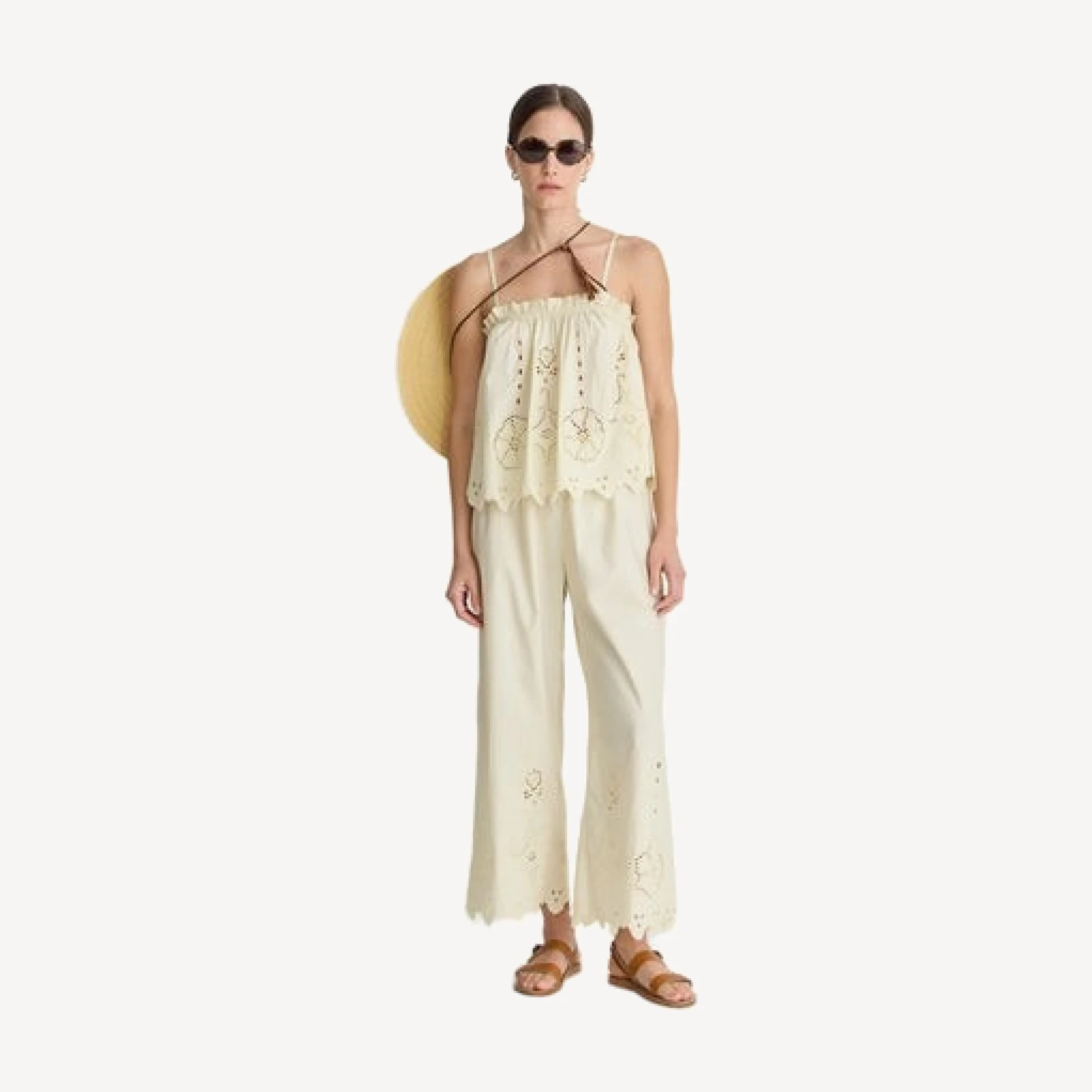 Embroidered Cami Top