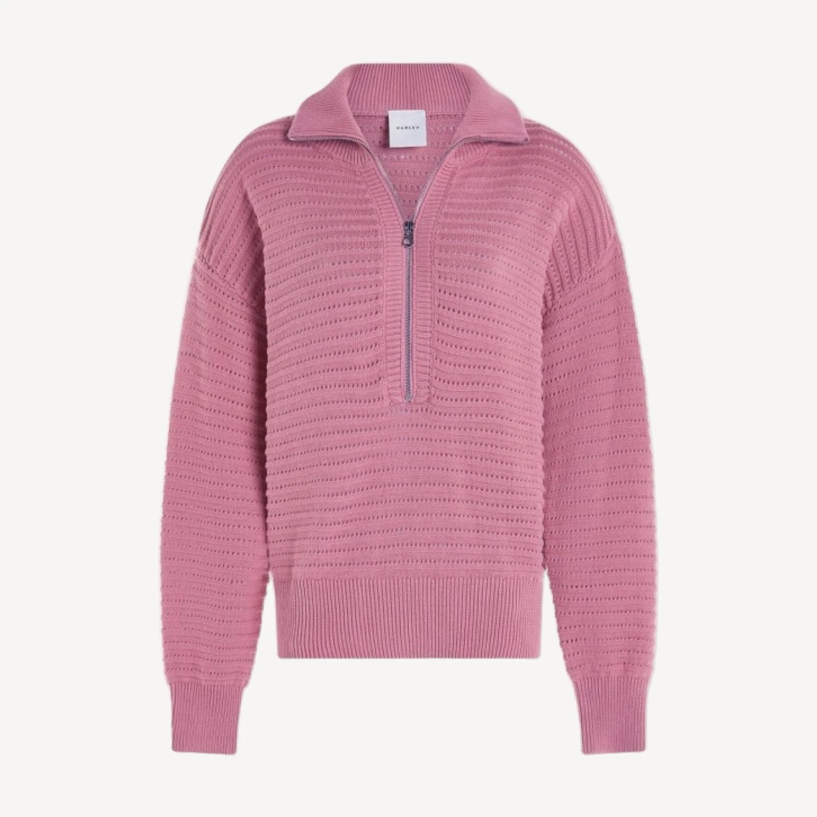 Tara Pointelle Half Zip