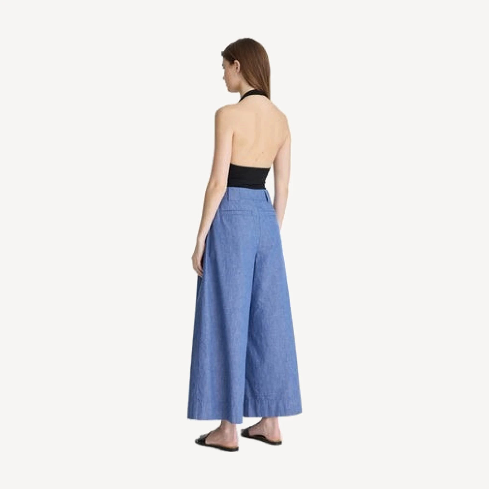 Elan Midrise Palazzo Pant