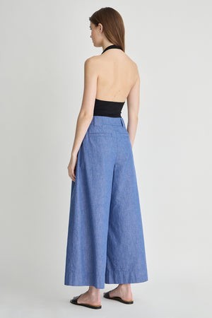 Elan Midrise Palazzo Pant