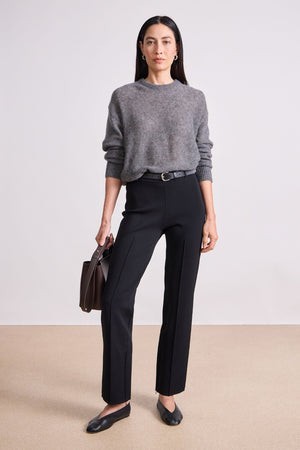 Straight Pull on Zipper Pants