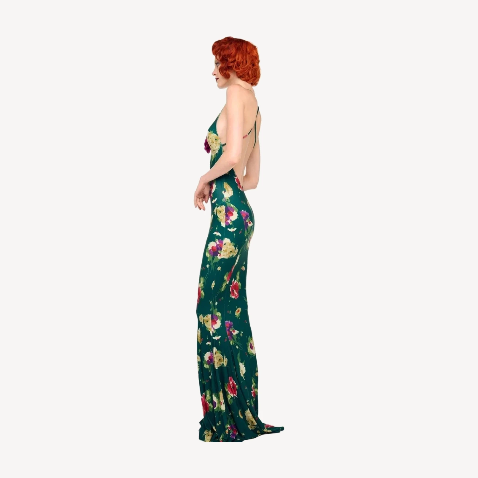 LOW BACK SLIP FISHTAIL GOWN