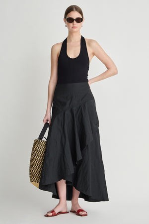 Sculpted Ruffle Skirt