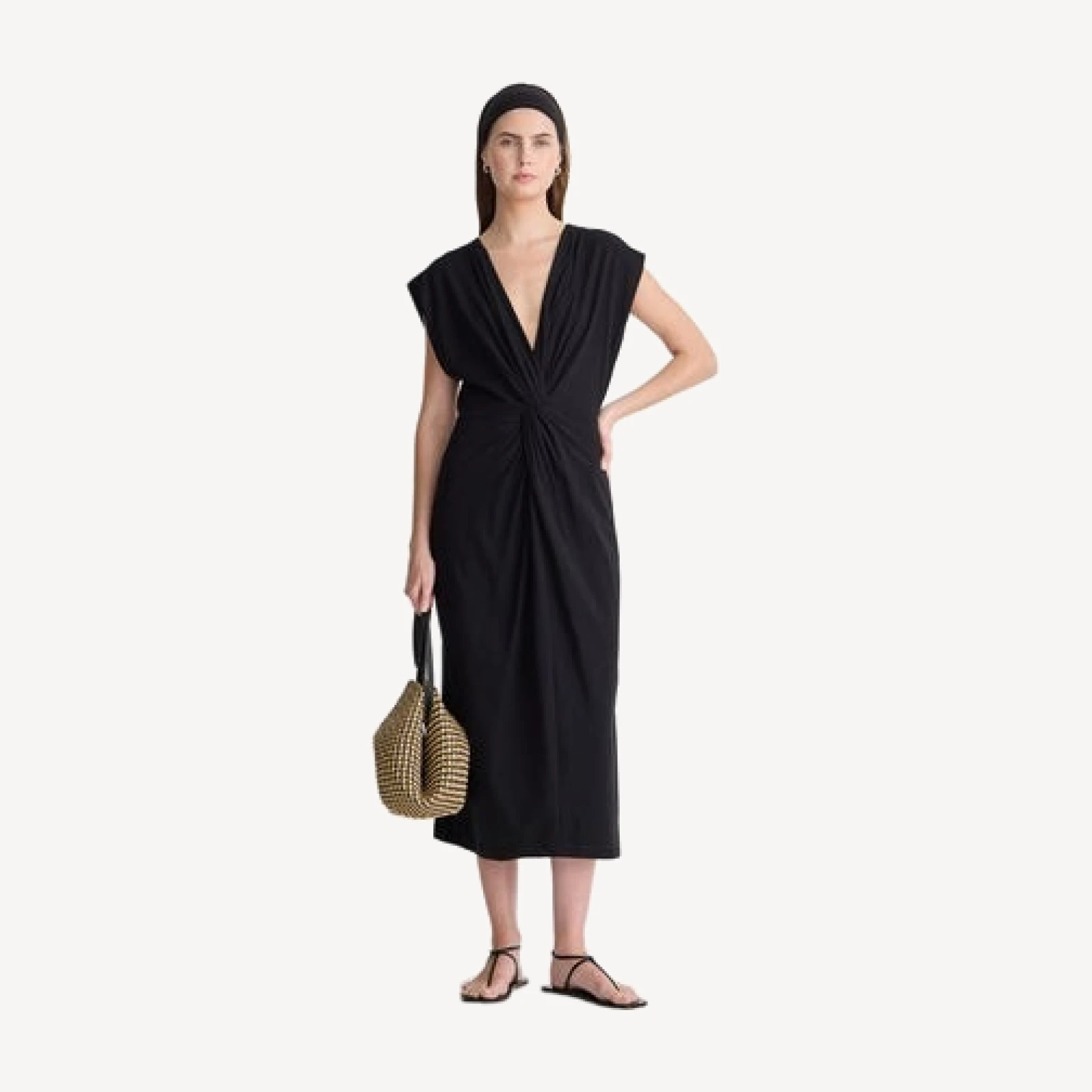Margit Twist Front Column Dress