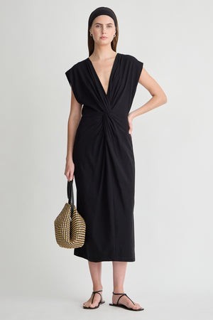 Margit Twist Front Column Dress