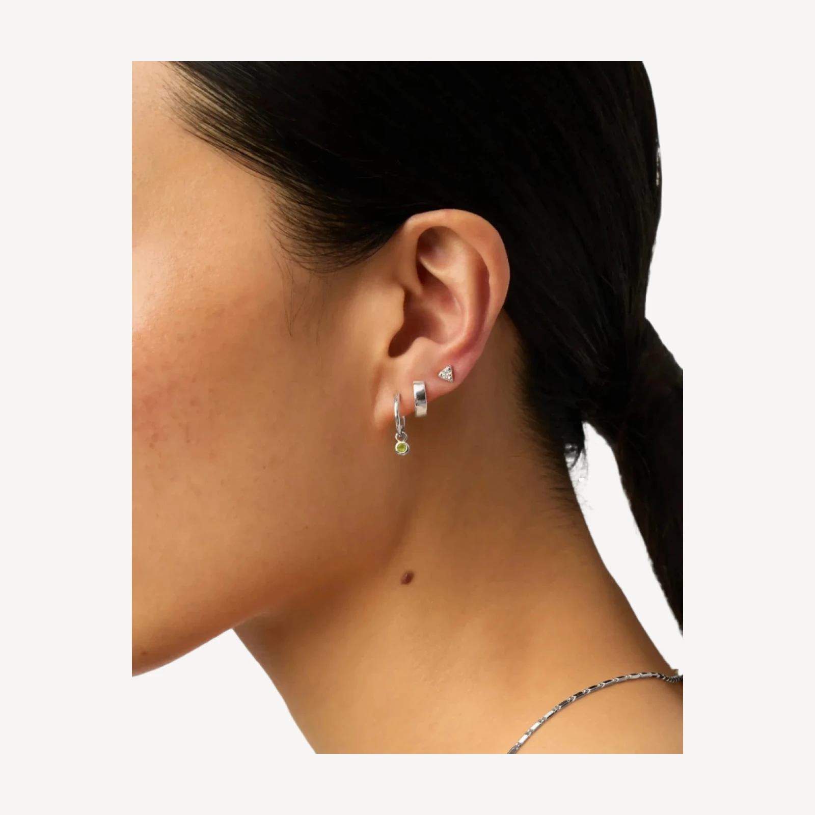 The Meaningful August Birthstone Set | Sterling Silver/Peridot