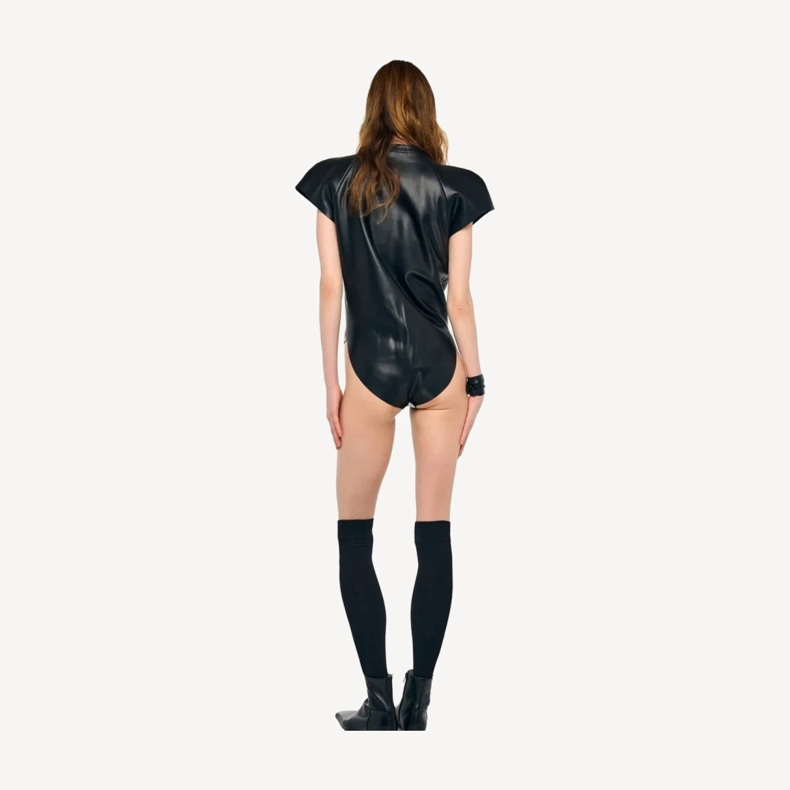 CAP SLEEVE BOMBER BODYSUIT