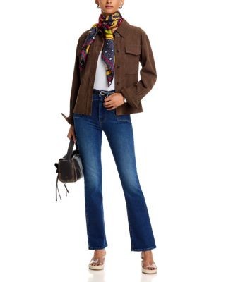 Mother The Buckle Bunny Hustler High Rise Bootcut Jeans in Cosmic Cowgirl