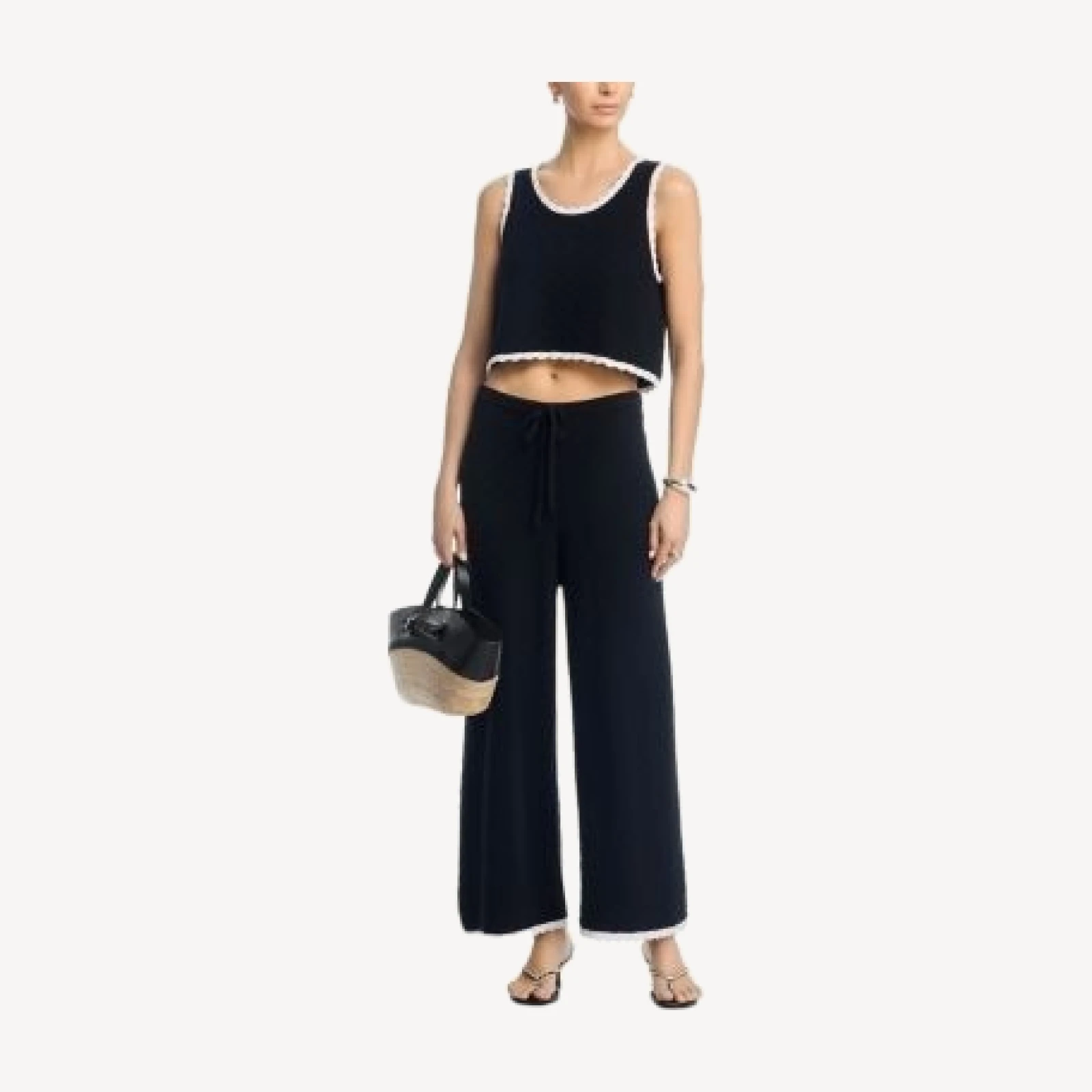 French Connection Teddy Diamond Knit Cami