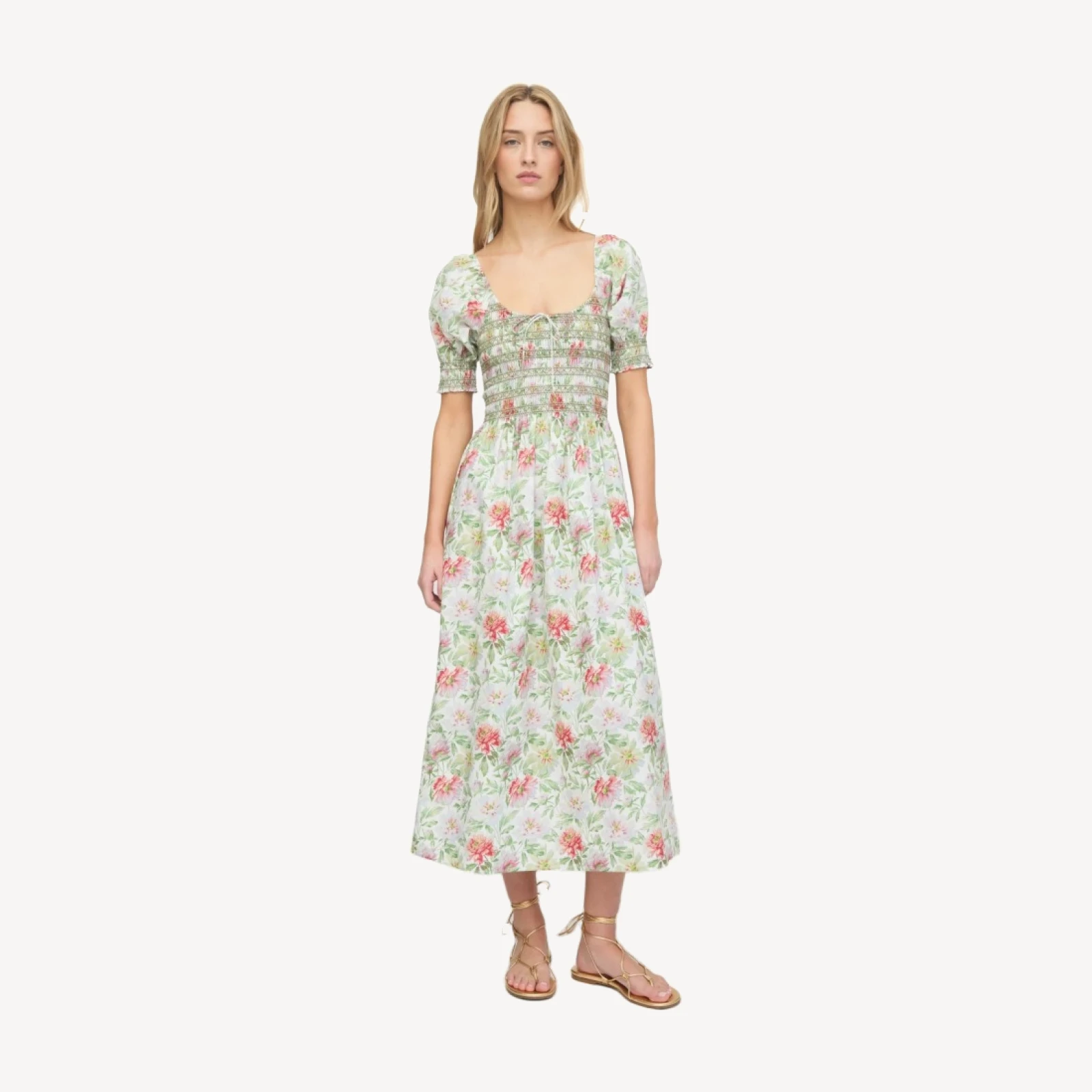 The Madeline Nap Dress - Peony Chintz