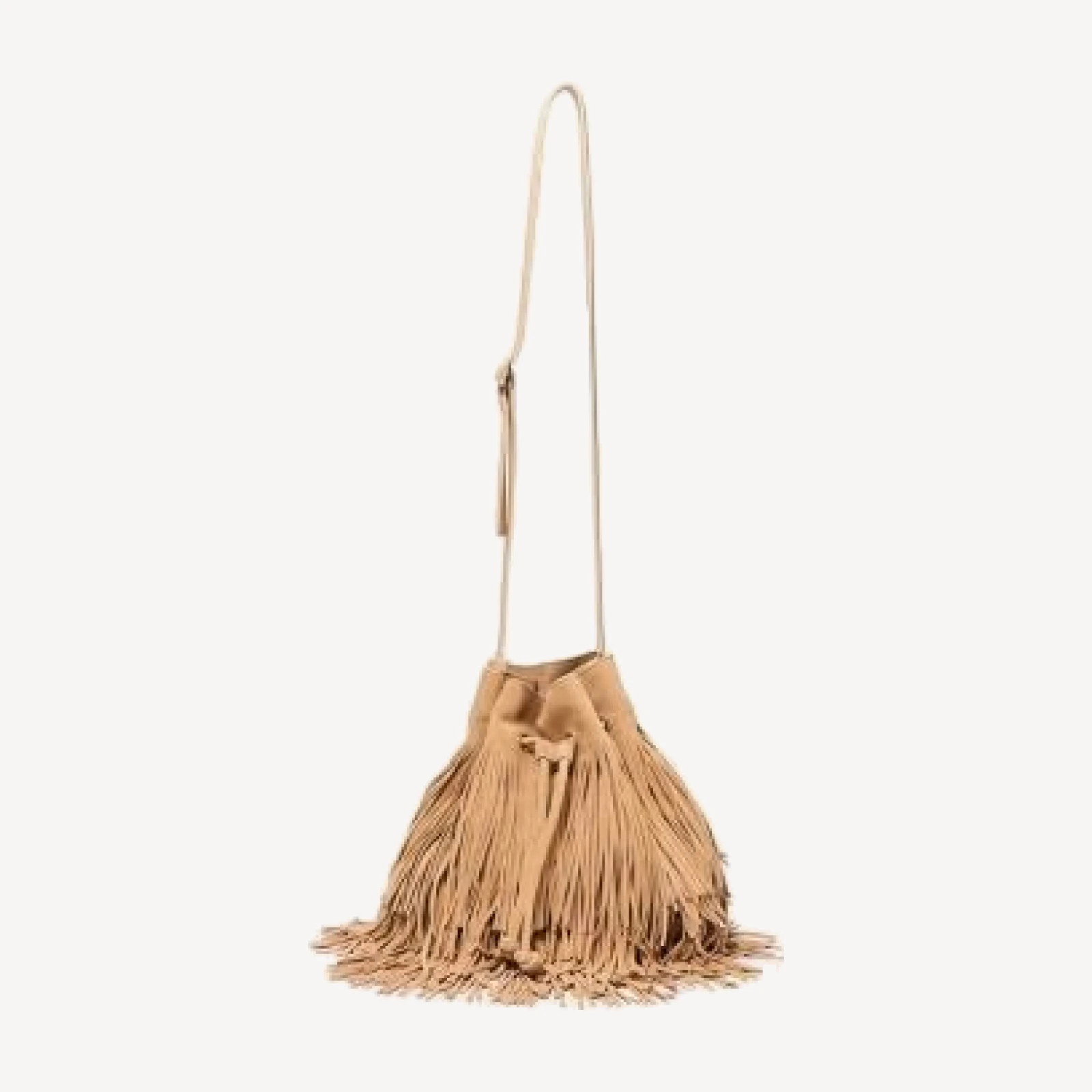 Simkhai Marena Fringed Suede Shoulder Bag