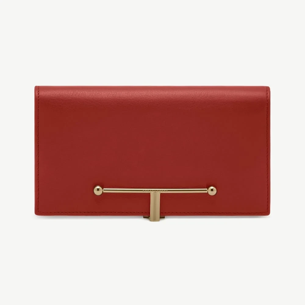 Large Melville Street Wallet - Levanto Red