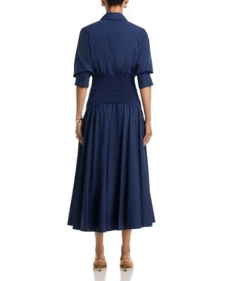 Simkhai Ovie Knit Cotton Midi Skirt