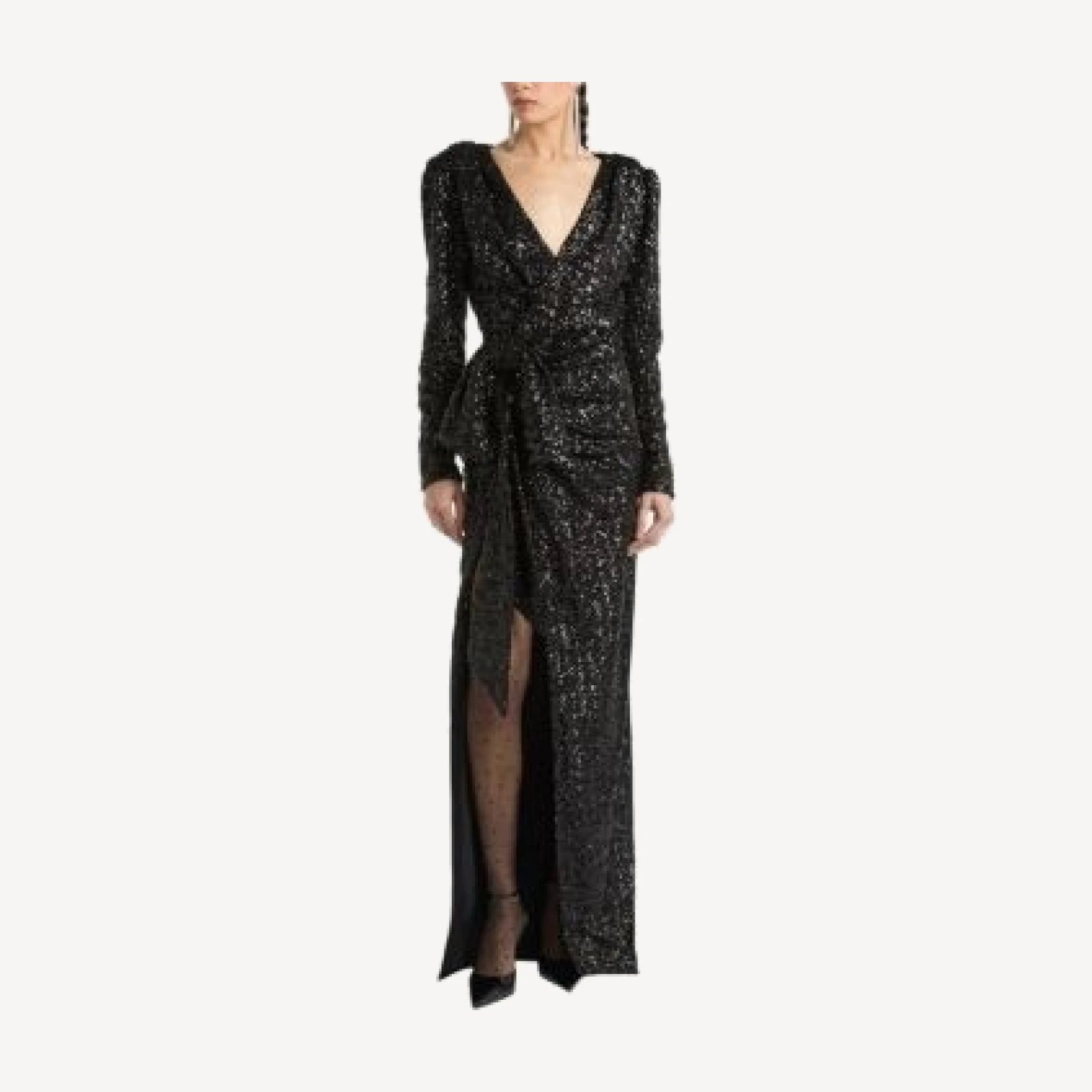 Balmain Long Sequinned Dress