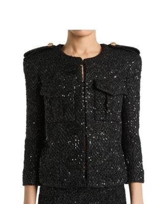 Balmain Sequinned Tweed Jacket, photo 3