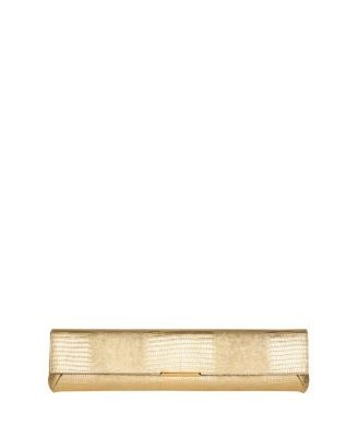 Balmain Long Textured Leather Clutch