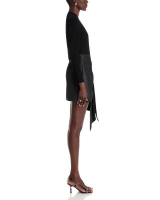 Simkhai Tedda Mixed Media Mini Dress