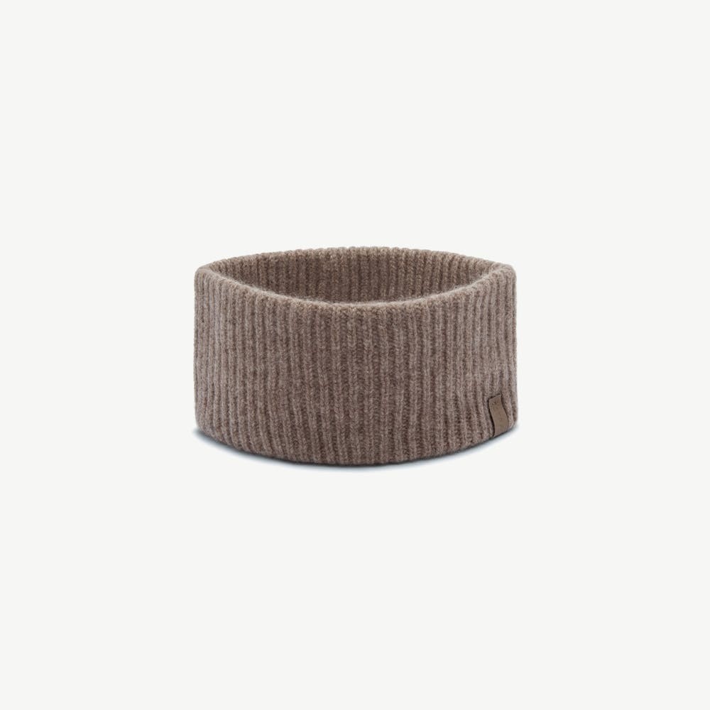 Westray Ribbed Cashmere Headband - Pebble