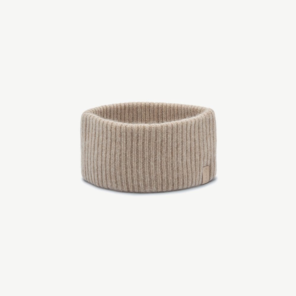 Westray Ribbed Cashmere Headband - Oat