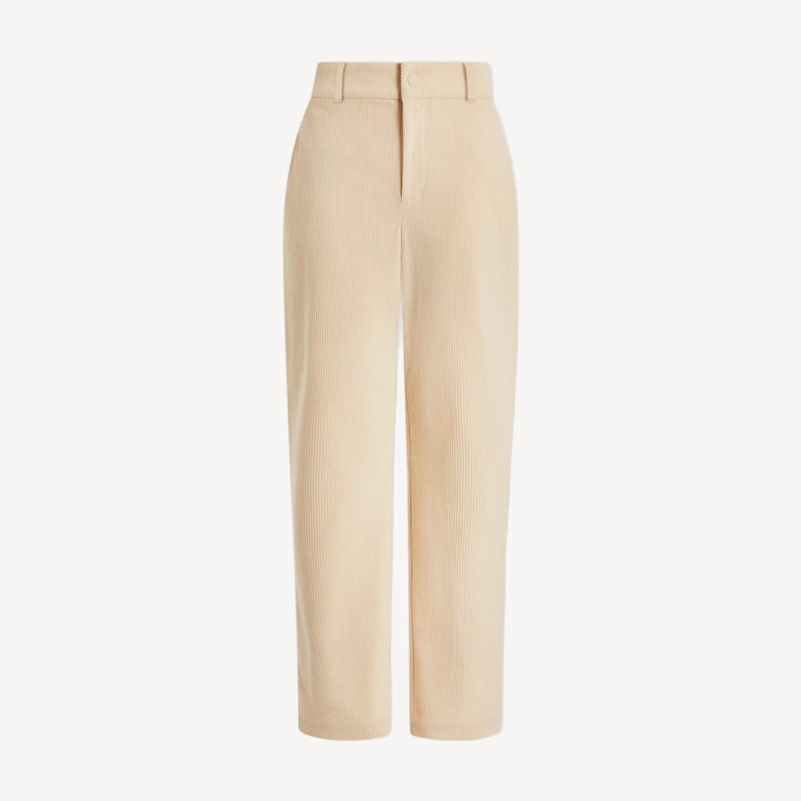 Plush Cord Straight Leg Trouser Regular