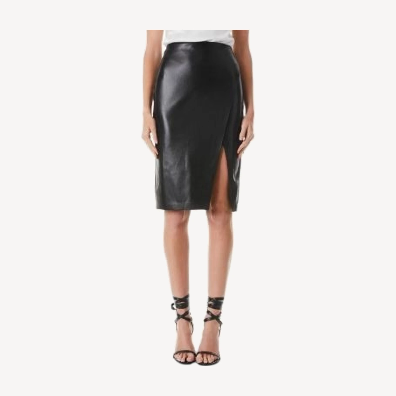 Alice and Olivia Siobhan Faux Wrap Pencil Skirt