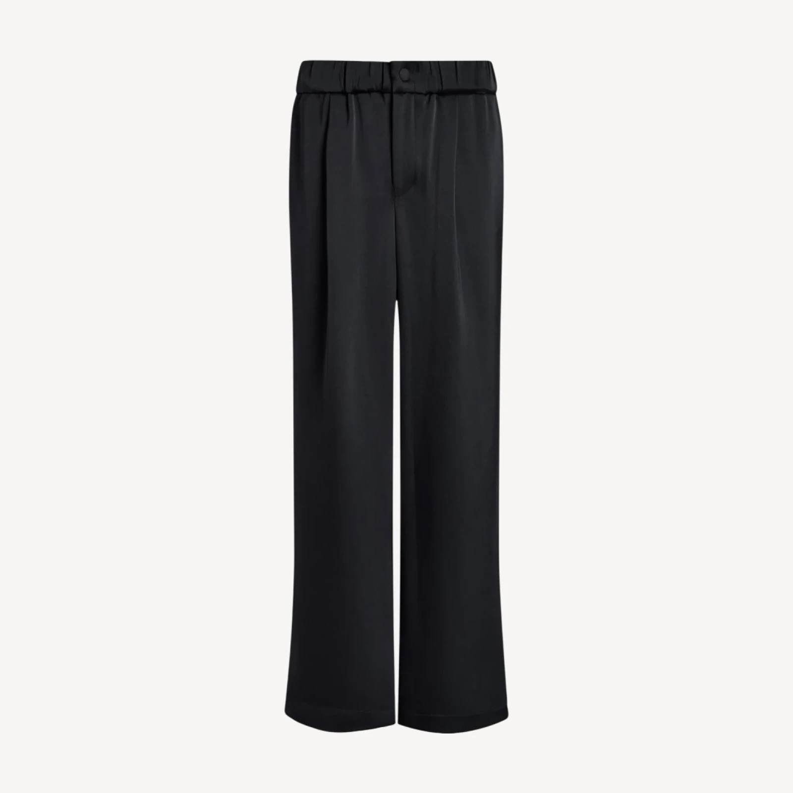 Light Satin Wide Leg Pant Long