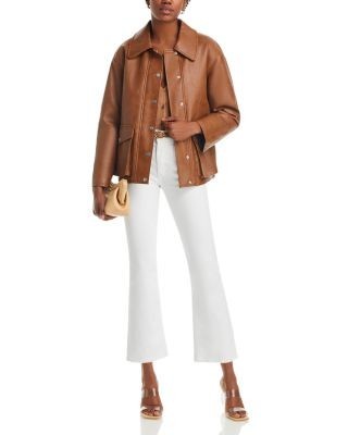 Joe's Jeans The Callie High Rise Cropped Flare Jeans in White