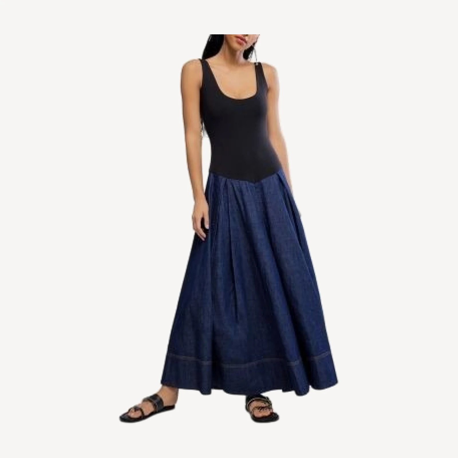 Free People Elio Scoop Neck Dress