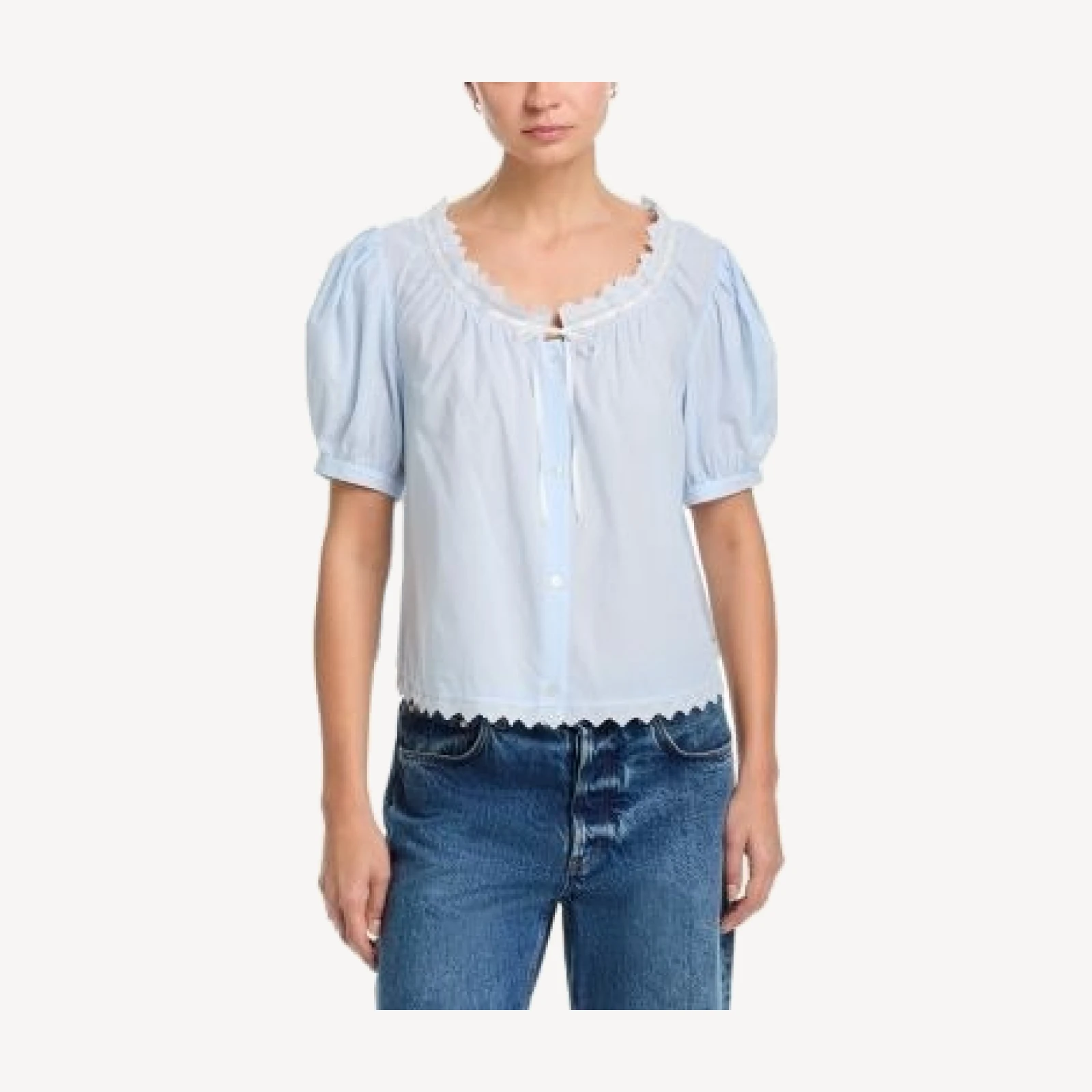 Frame The Serene Top