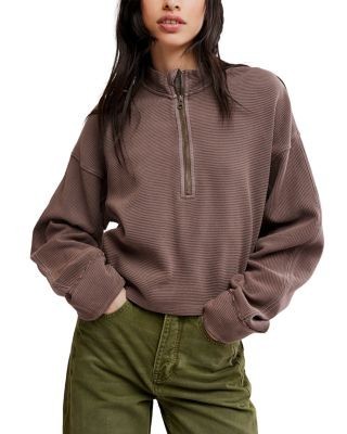 Free People Celeste Quarter Zip Sweatshirt, photo 13