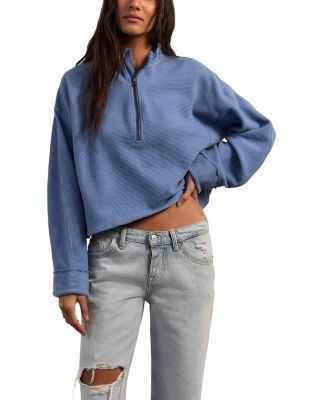 Free People Celeste Quarter Zip Sweatshirt, photo 14