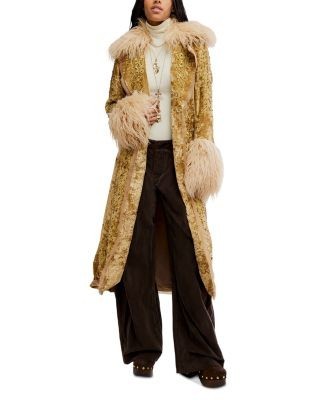 Free People Pyre Embellished Duster Cardigan Sweater