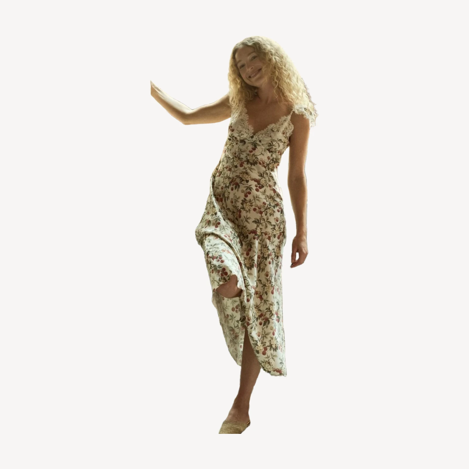 FIONA DRESS -- CERISE ET FLEUR