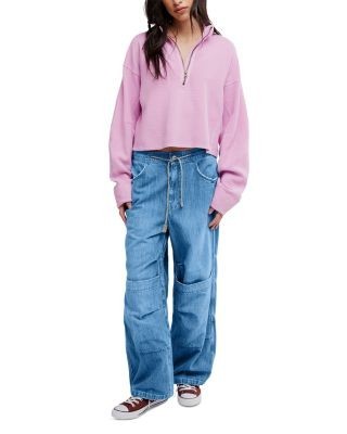 Free People Celeste Quarter Zip Sweatshirt, photo 19