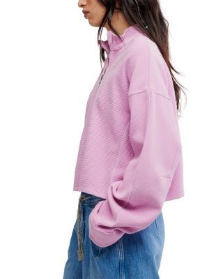Free People Celeste Quarter Zip Sweatshirt, photo 21
