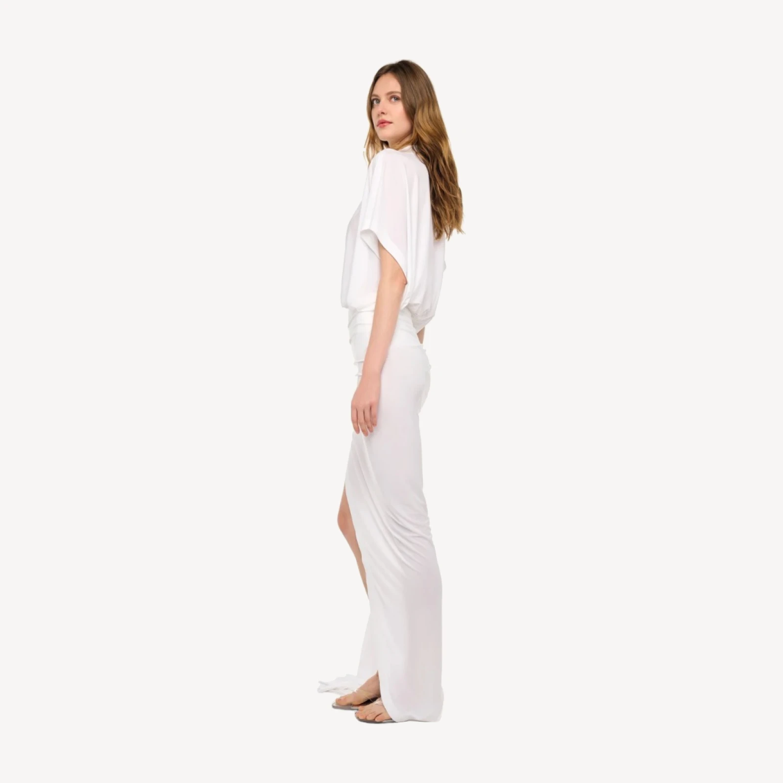 DIANA LONG SKIRT W/ BOW
