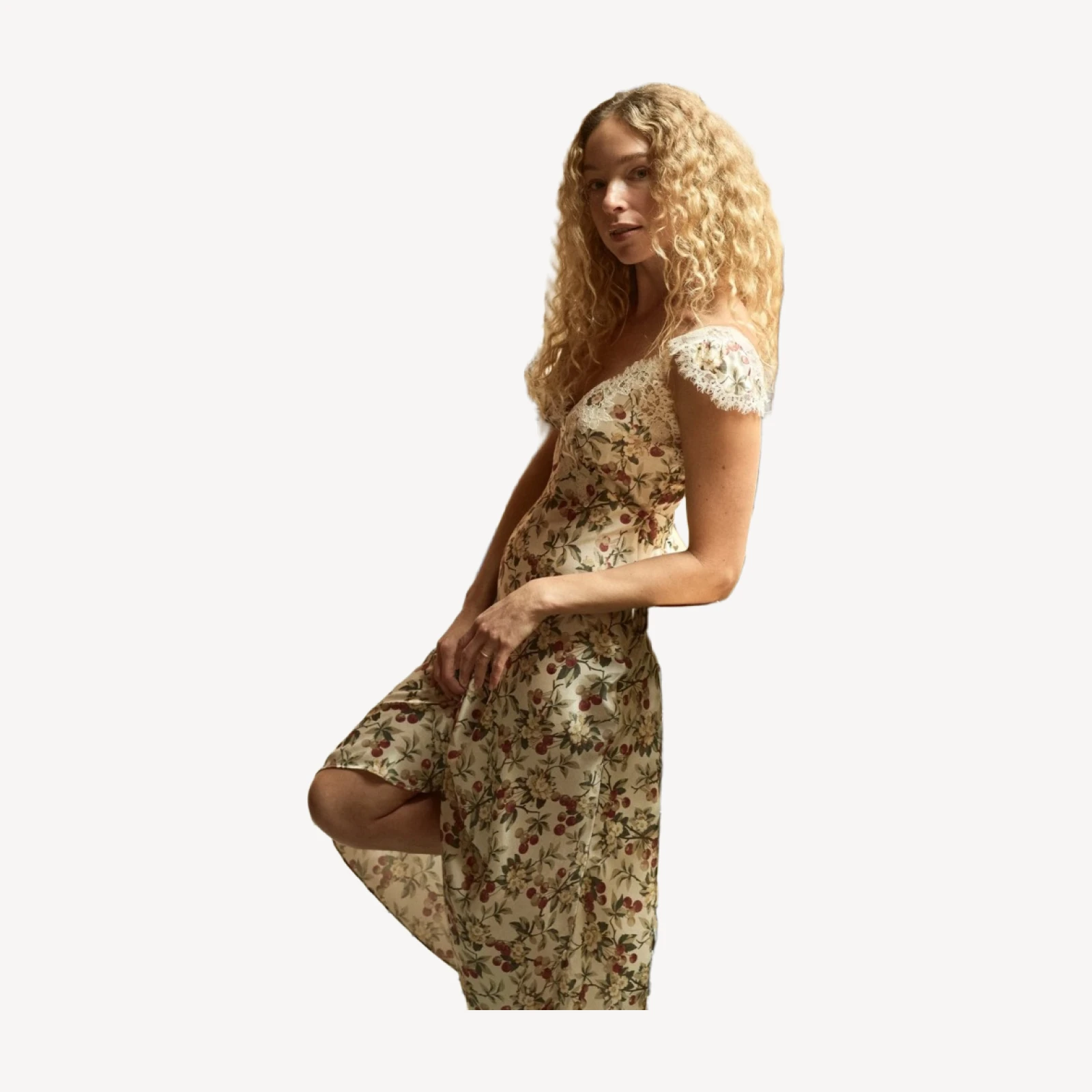 FIONA DRESS -- CERISE ET FLEUR