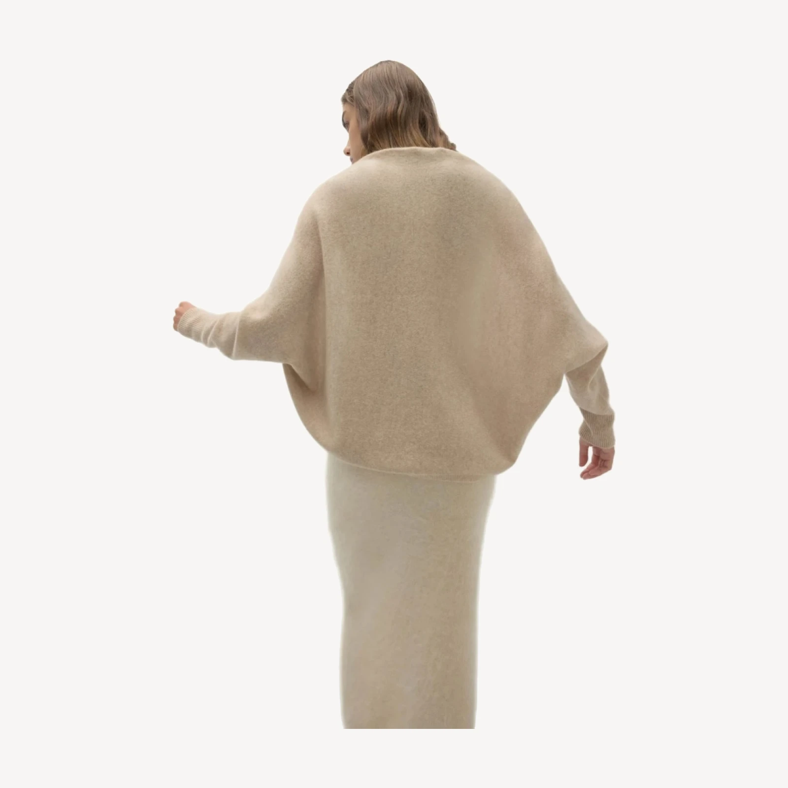 SCALDACUORE IN CASHMERE MELI FEATHERWEIGHT - FLAX