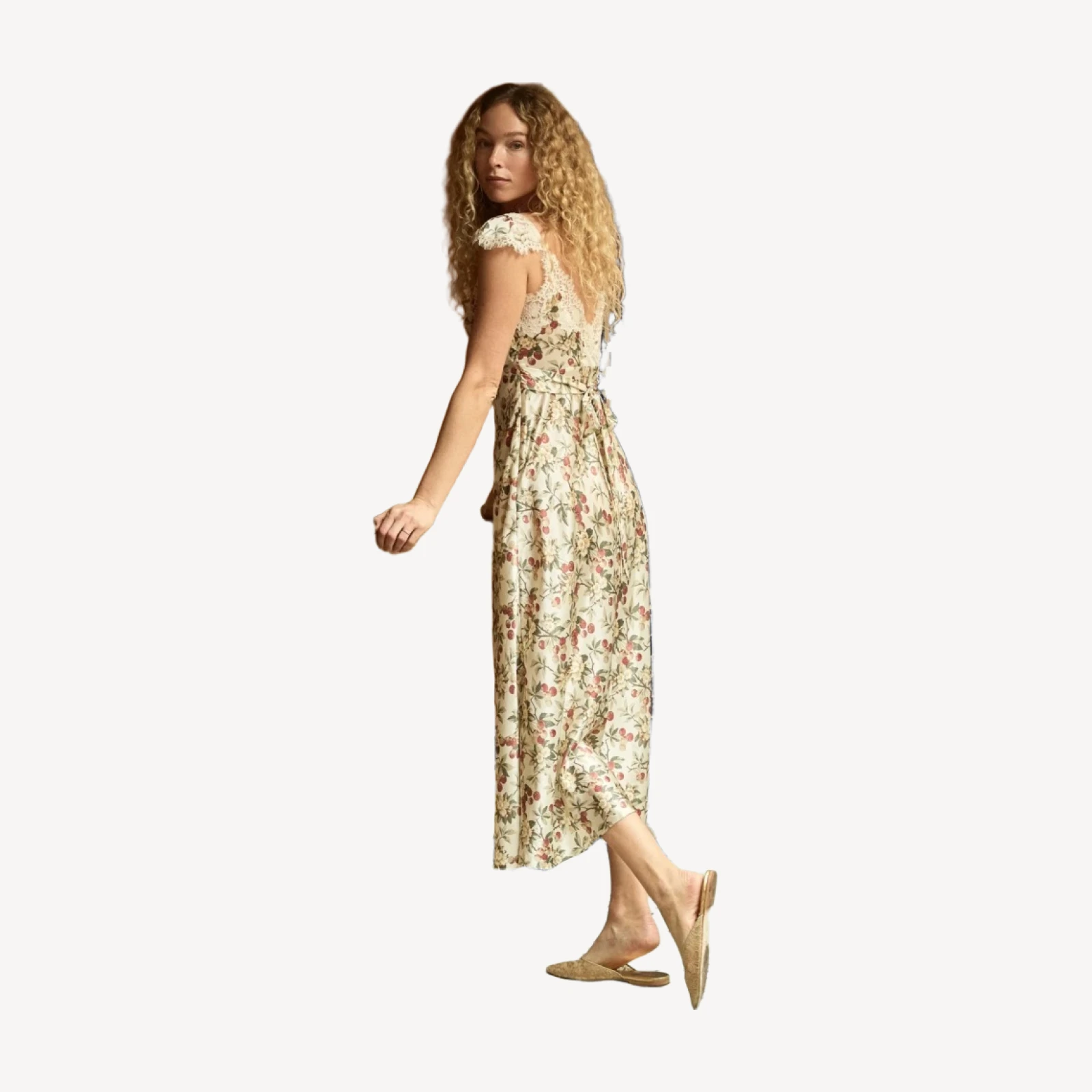 FIONA DRESS -- CERISE ET FLEUR