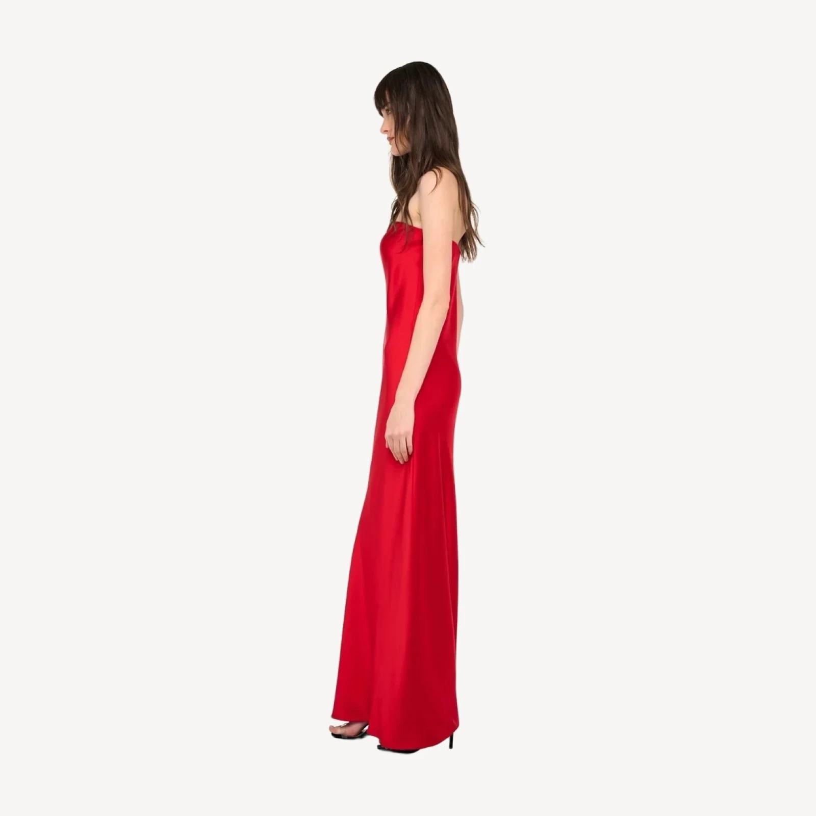 BIAS STRAPLESS GOWN