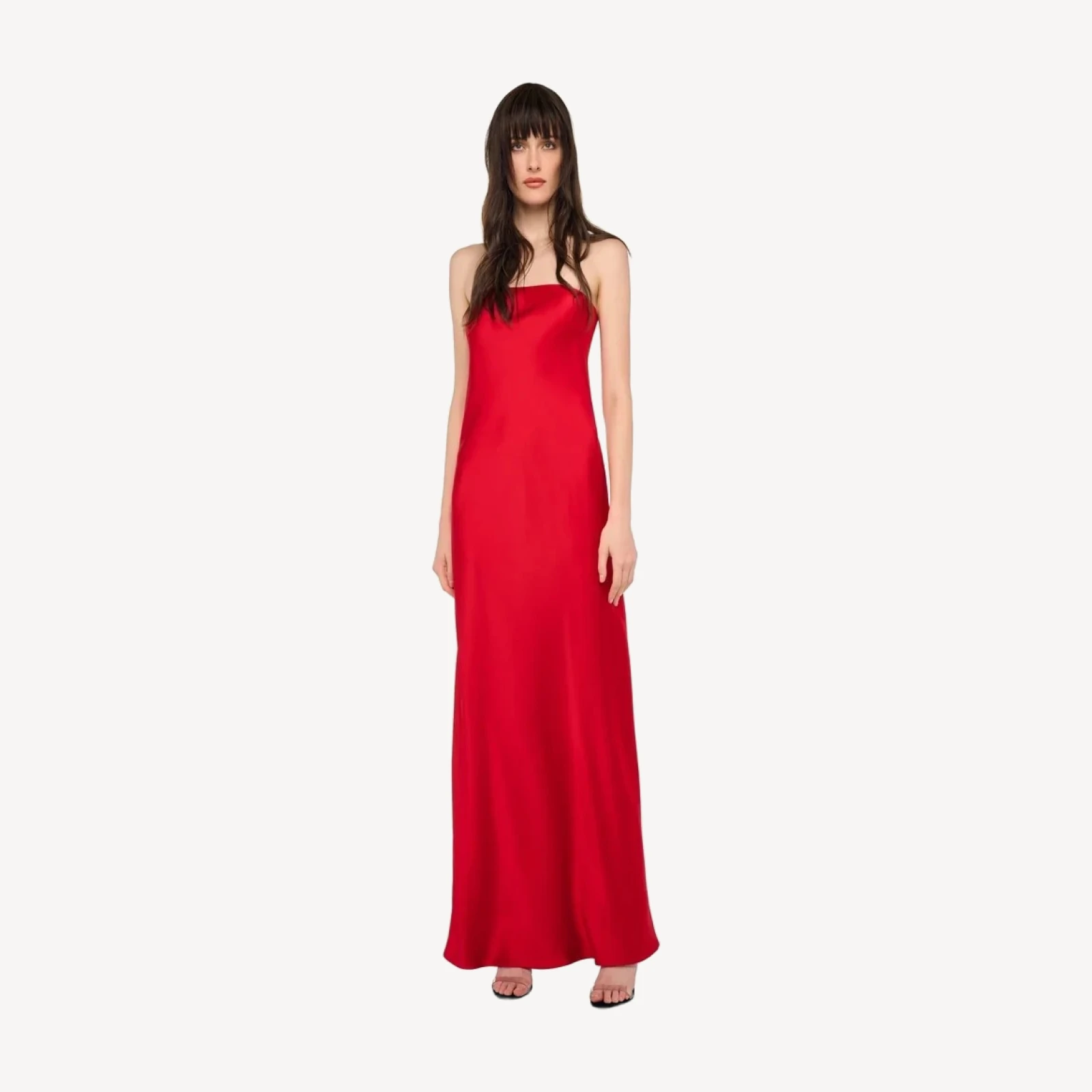 BIAS STRAPLESS GOWN