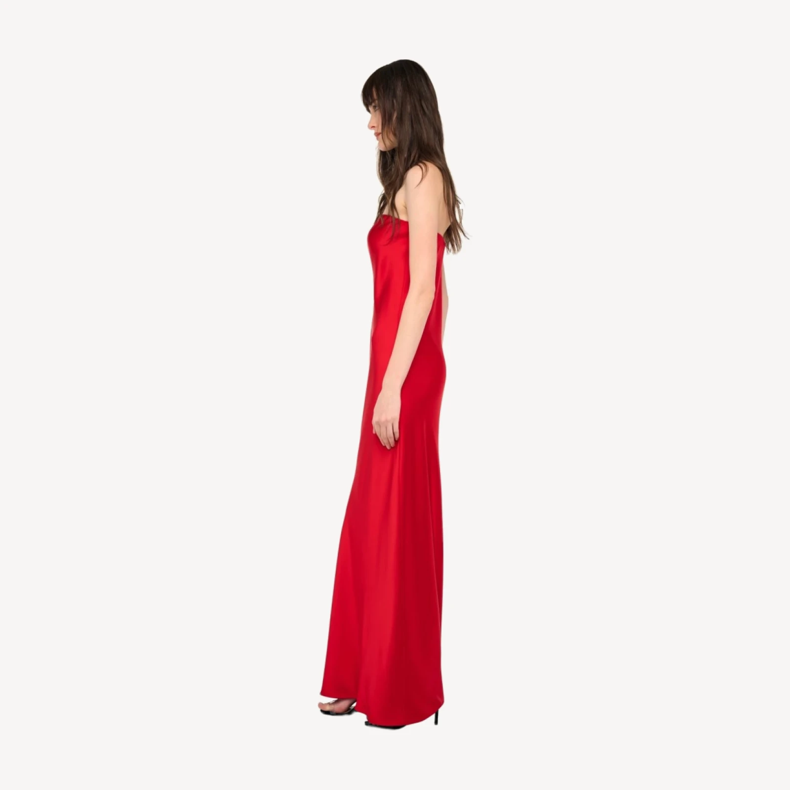 BIAS STRAPLESS GOWN