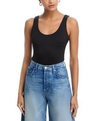 Aqua Power Rib Jersey Bodysuit - Exclusive
