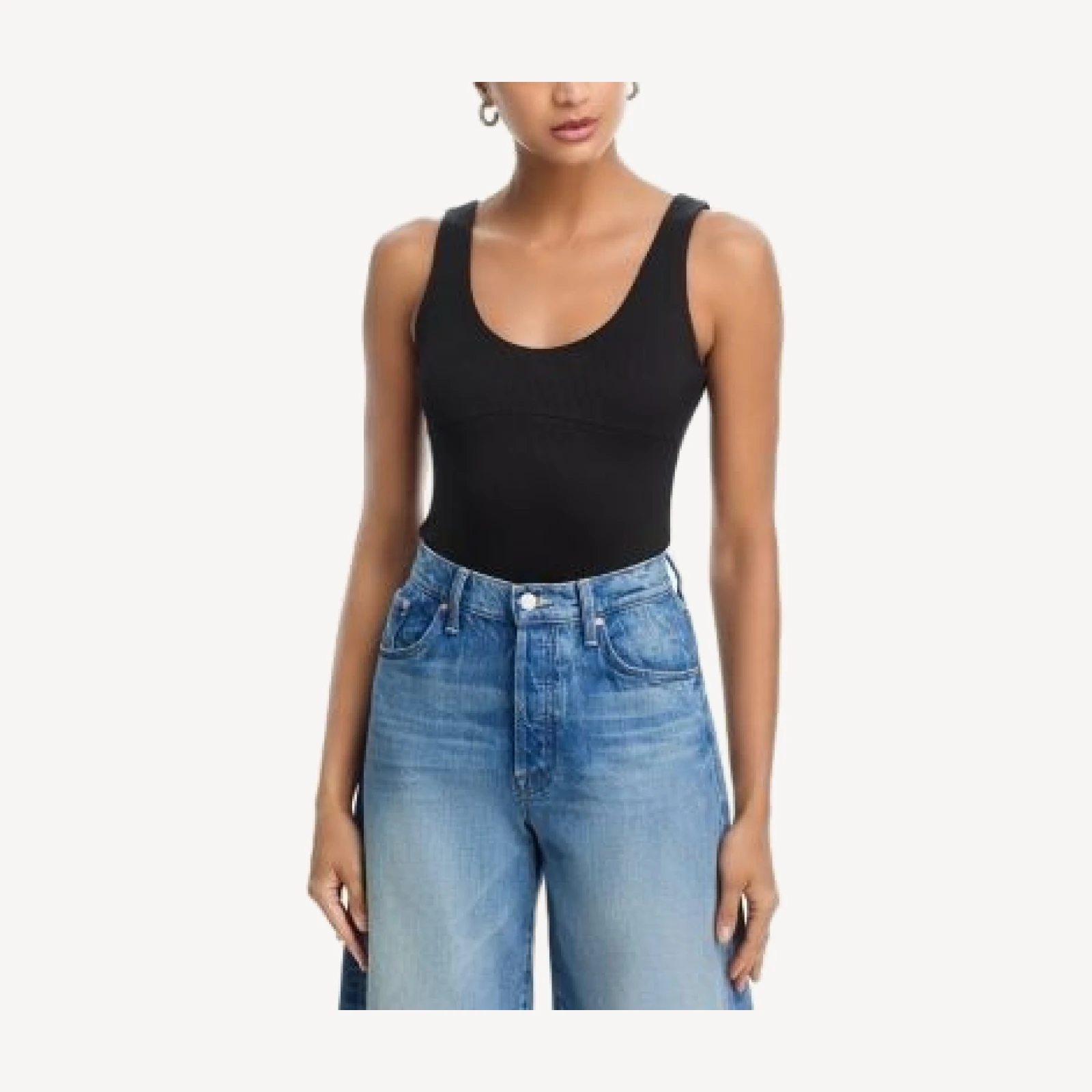 Aqua Power Rib Jersey Bodysuit - Exclusive