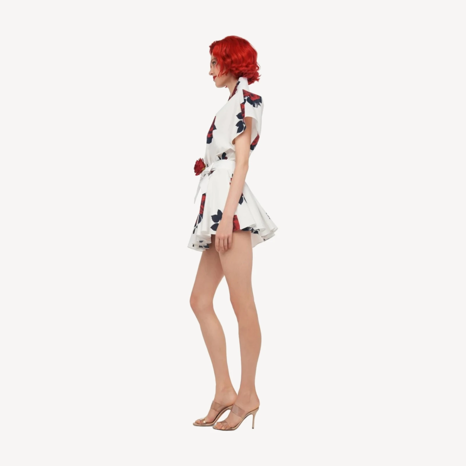 SUPER OS SLEEVELESS BF NK SHIRT FLARED MINI DRESS