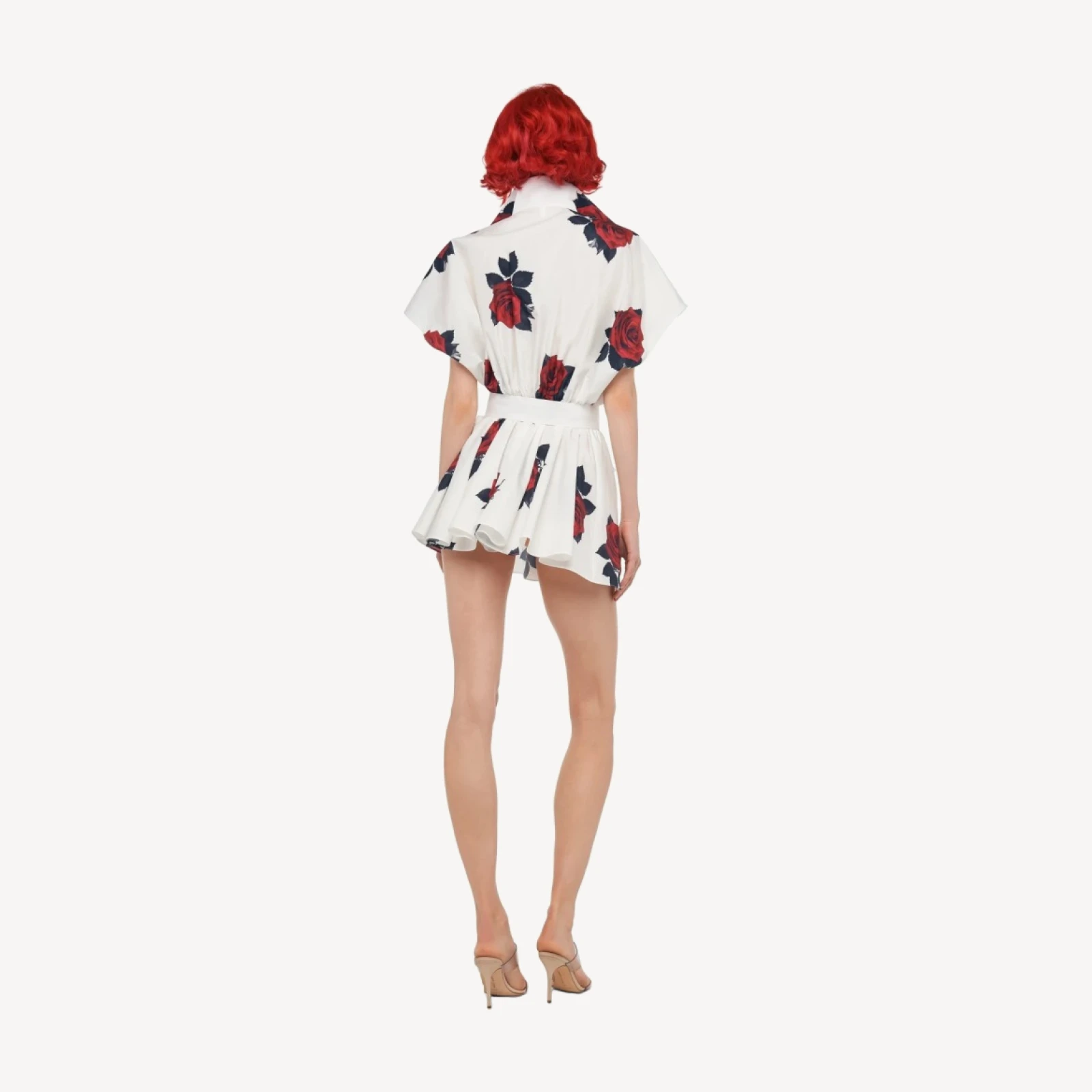 SUPER OS SLEEVELESS BF NK SHIRT FLARED MINI DRESS