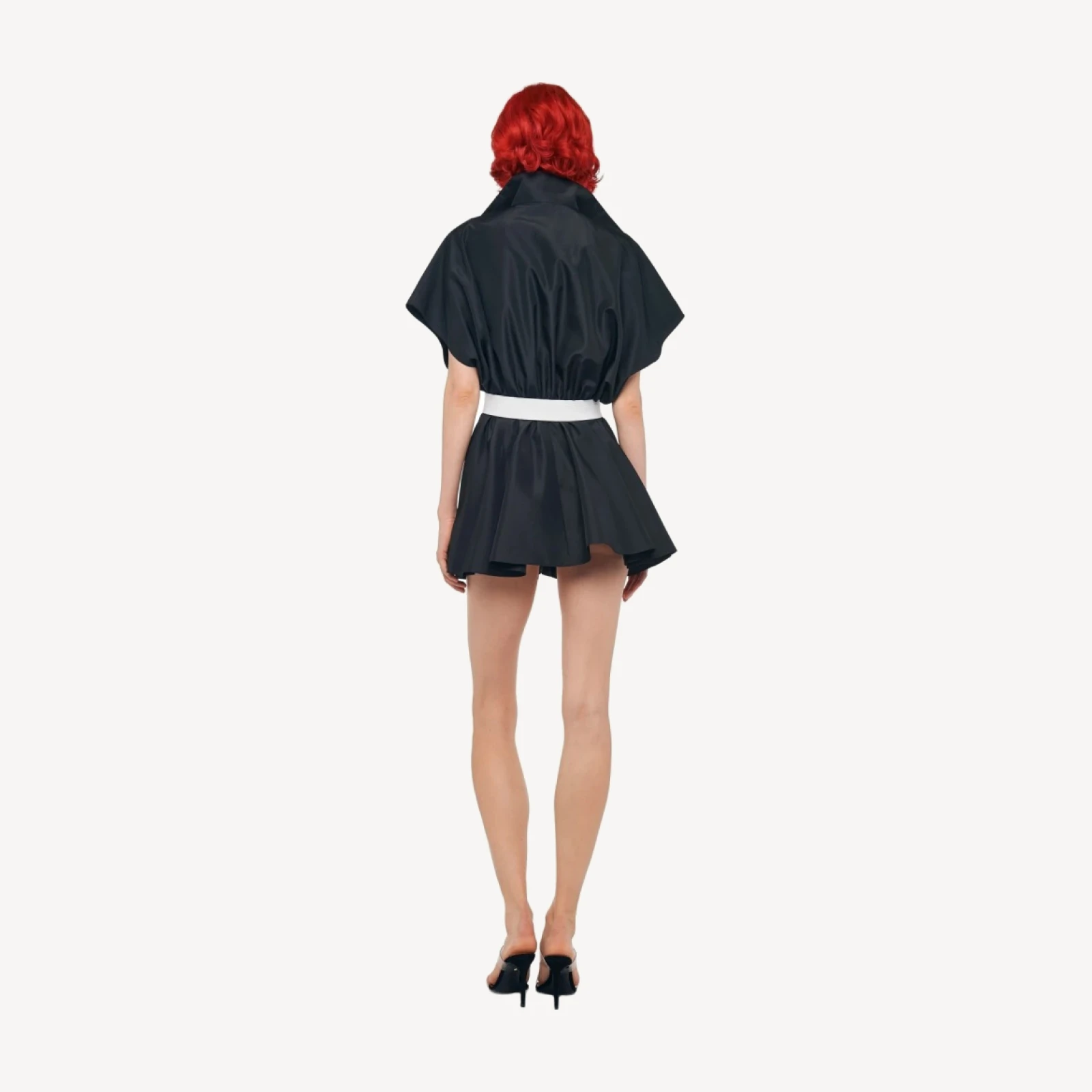 SUPER OS SLEEVELESS BF NK SHIRT FLARED MINI DRESS