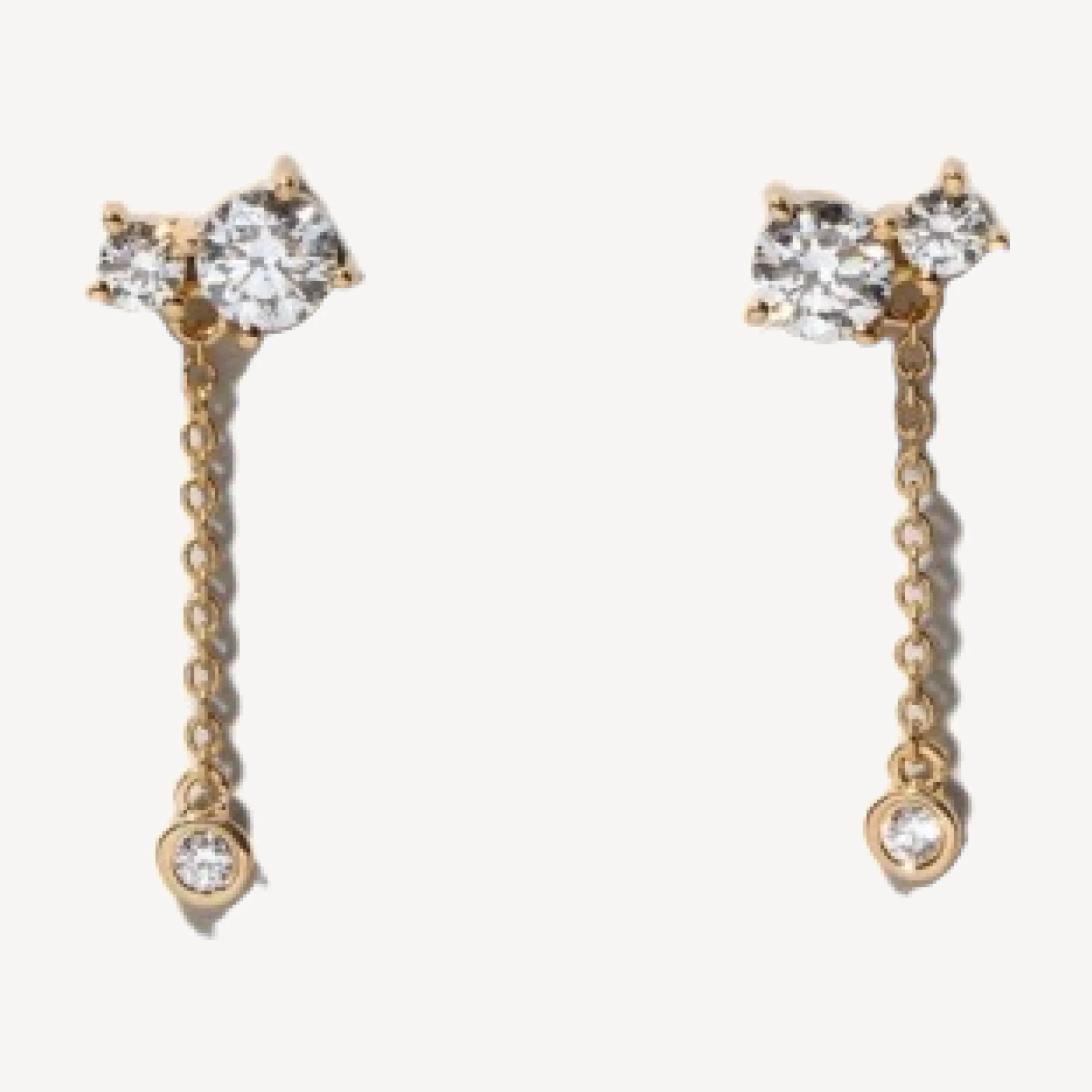 Aster Earrings - White Diamond