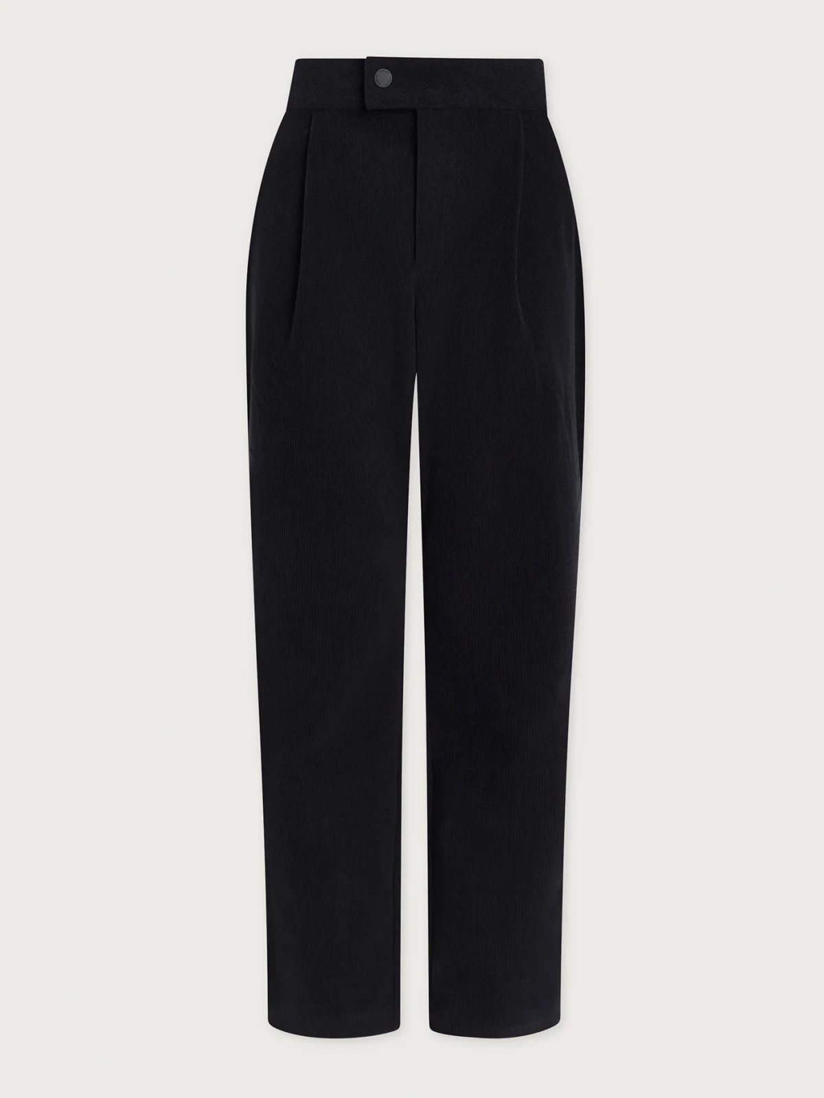 Stretch Needle Cord Tapered Trouser Long