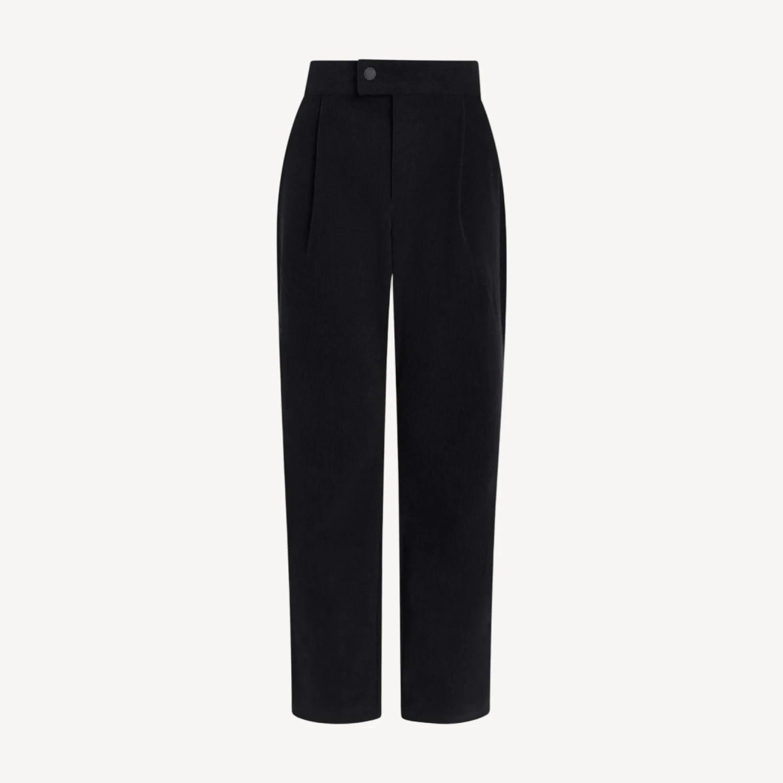 Stretch Needle Cord Tapered Trouser Long
